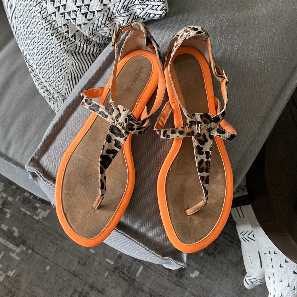 Sperry Sandals - Leopard Print